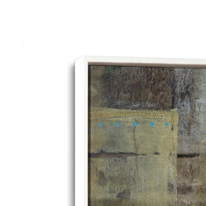 [Color:Opaque White], Picture of art in a White frame at an angle