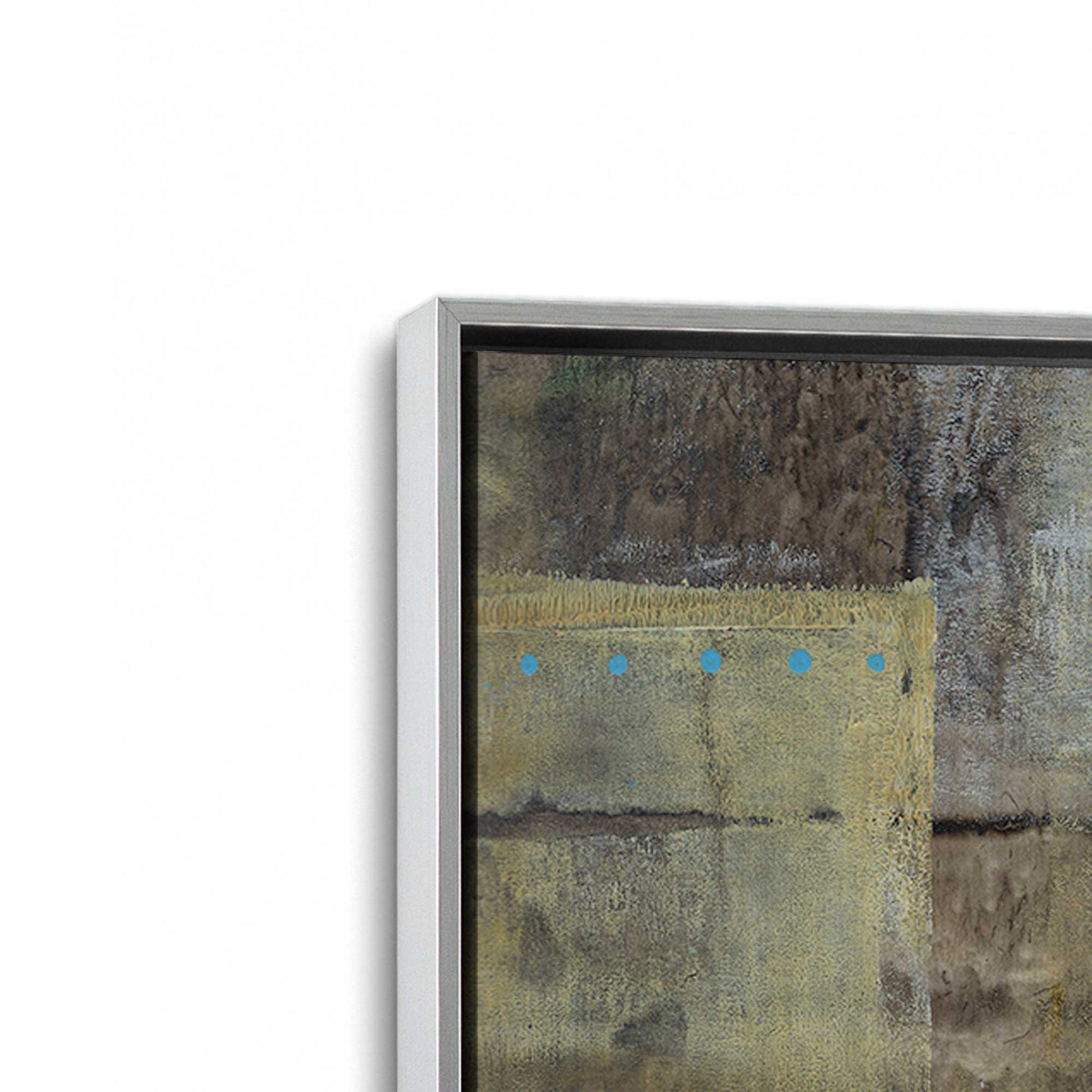 [Color:Polished Chrome], Picture of art in a Polished Chrome frame at an angle