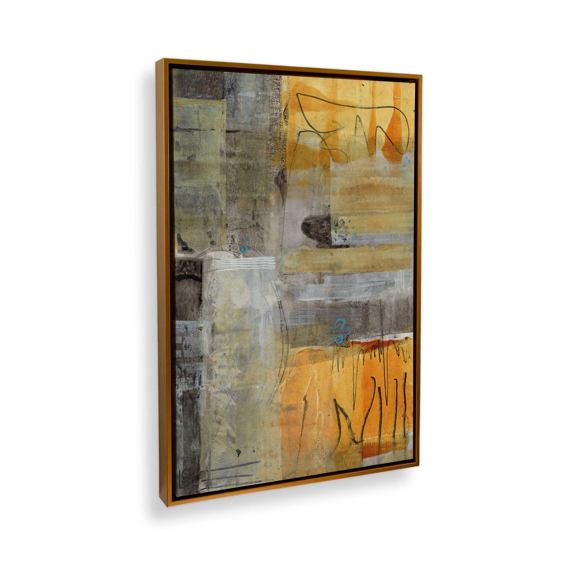 [Color:Polished Gold], Picture of the corner of the art