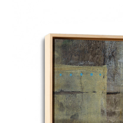 [Color:American Maple], Picture of art in a American Maple frame at an angle