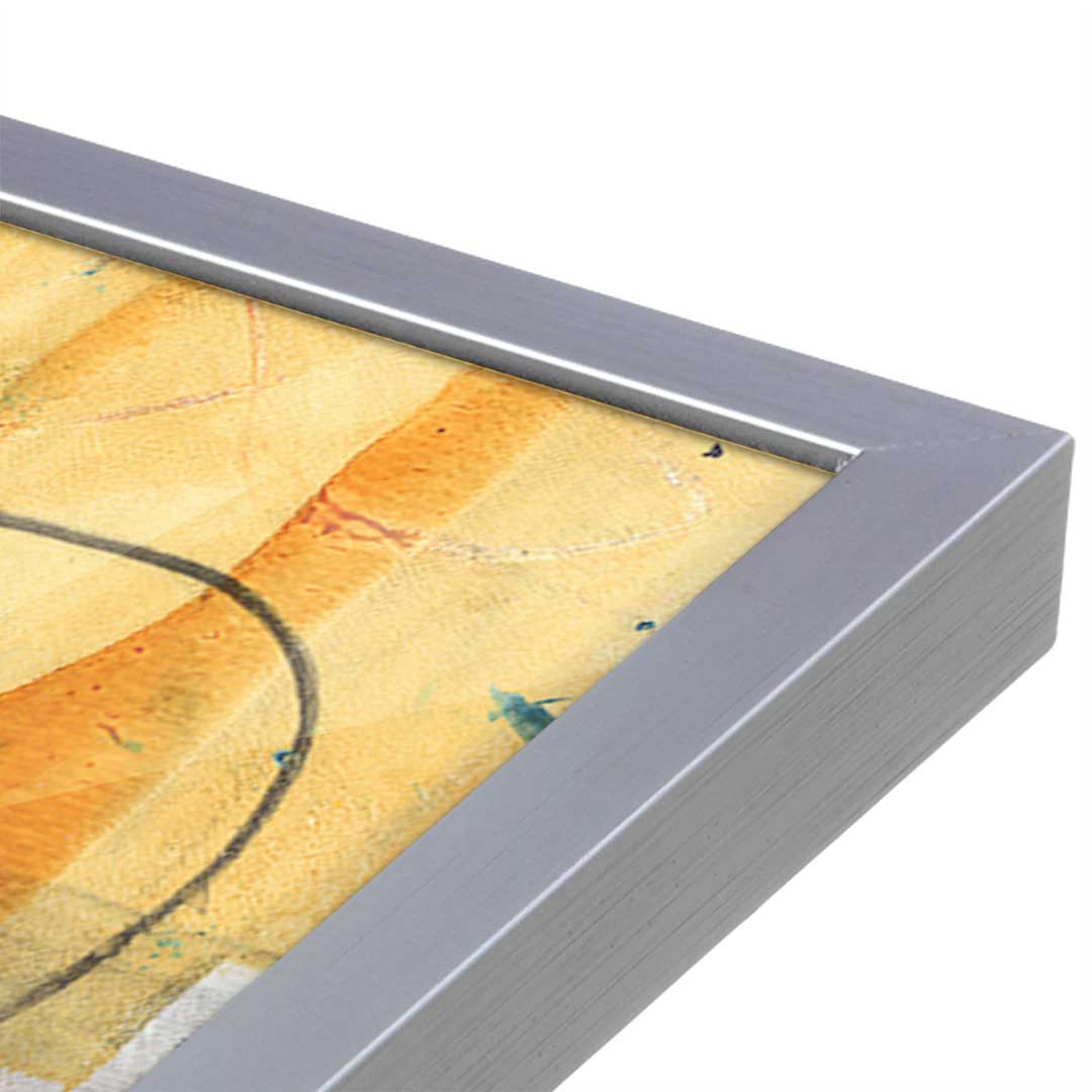 [Color:Polished Chrome], Picture of art in a Polished Chrome frame at an angle