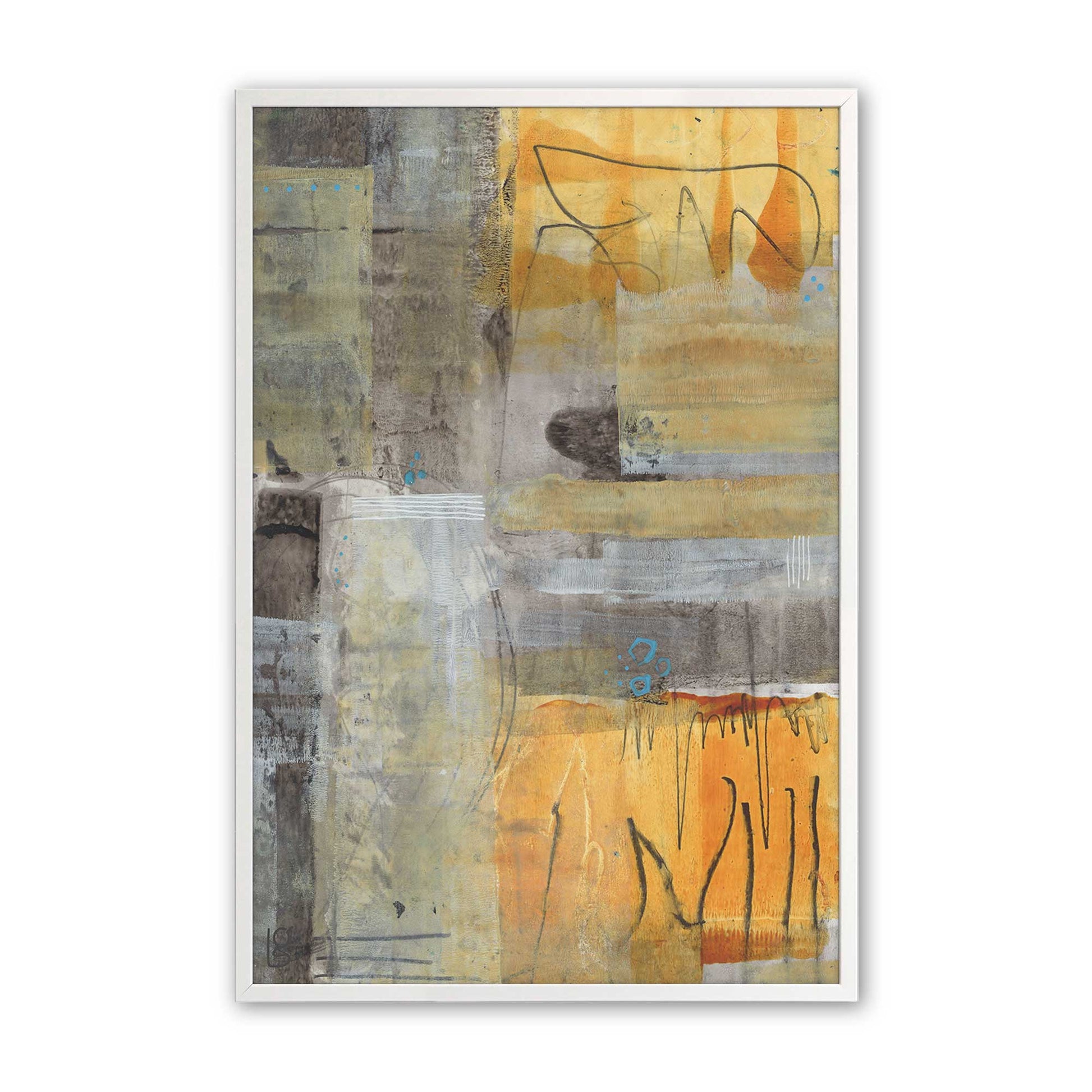 [Color:Opaque White], Picture of art in a Opaque White frame