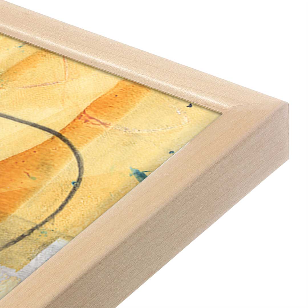 [Color:Raw Maple], Picture of art in a Raw Maple frame at an angle