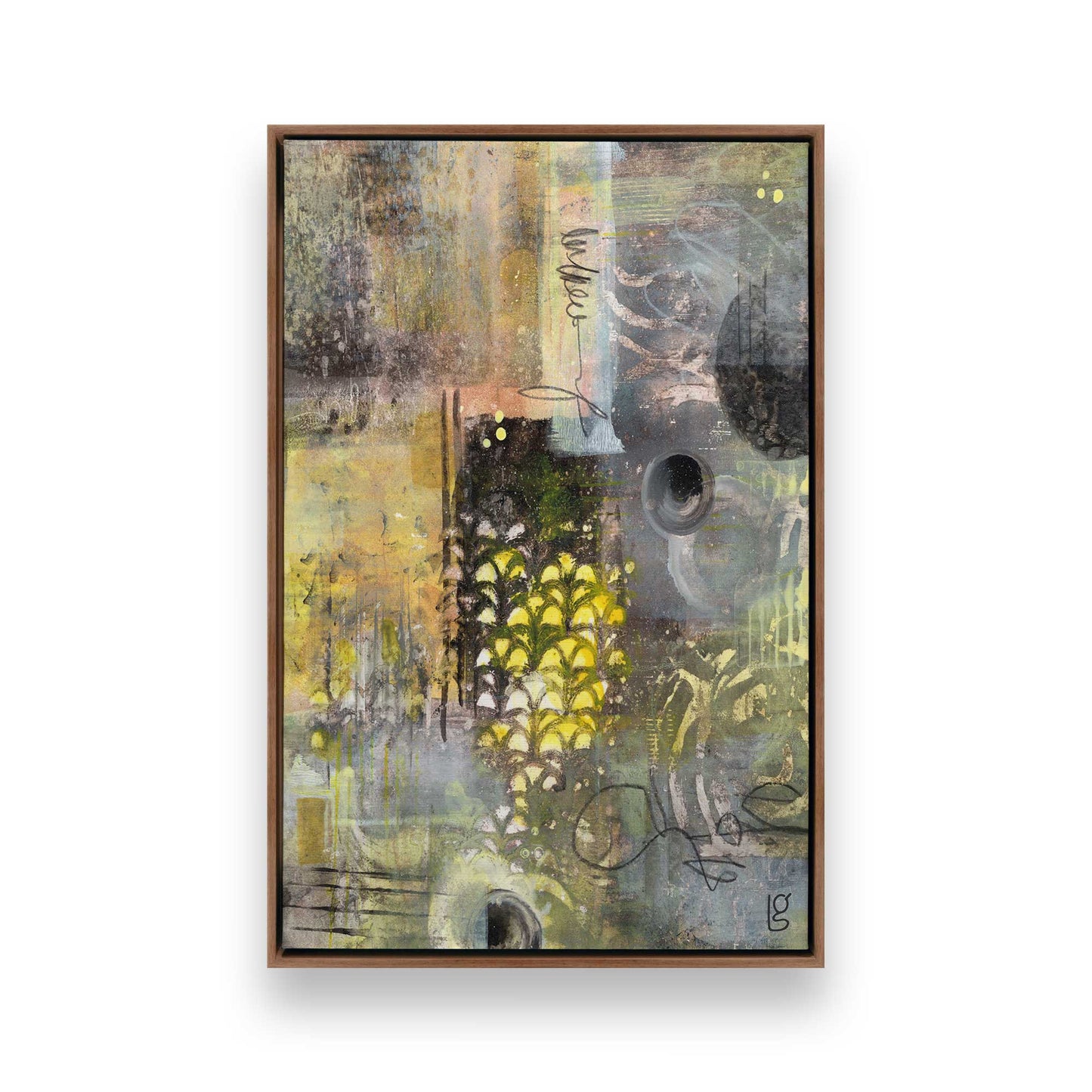 [Color:Walnut], Picture of art in a Walnut frame