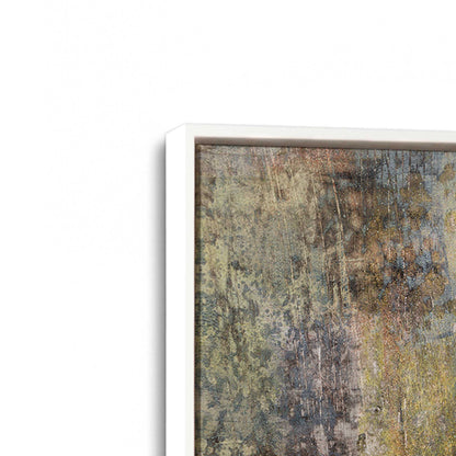 [Color:Opaque White], Picture of art in a White frame at an angle
