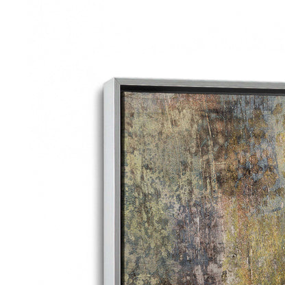 [Color:Polished Chrome], Picture of art in a Polished Chrome frame at an angle