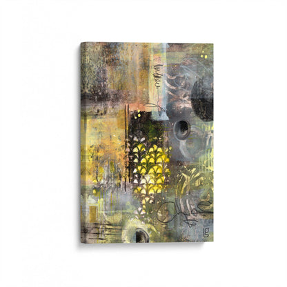 [Color:Stretched Canvas], Picture of art at an angle