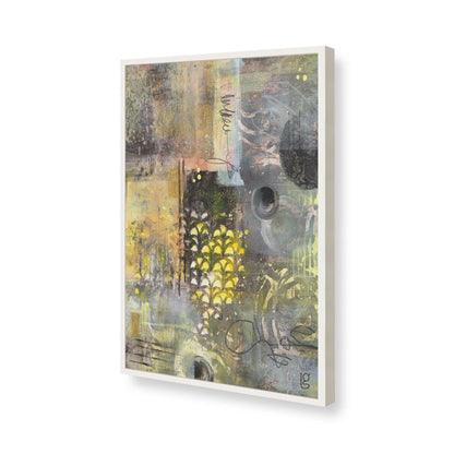 [Color:Opaque White], Picture of art in a Opaque White frame of the corner