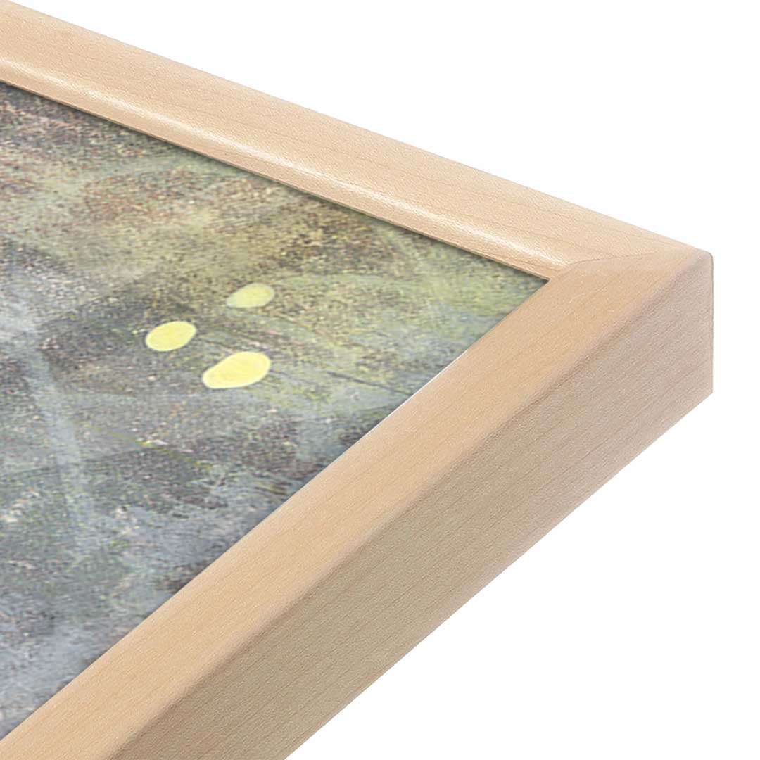 [Color:Raw Maple], Picture of art in a Raw Maple frame at an angle