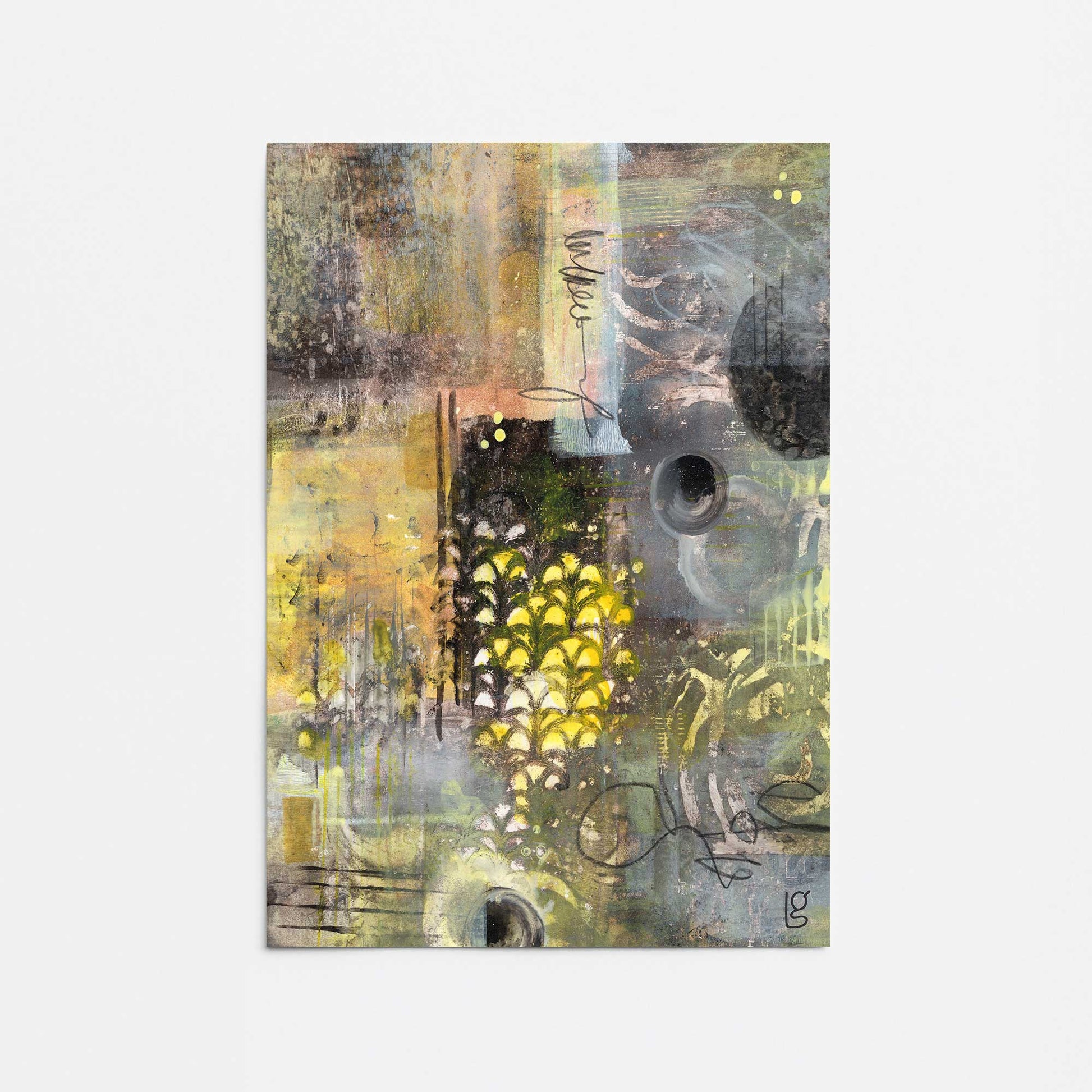 [Color:Rolled Print], Picture of close up of art