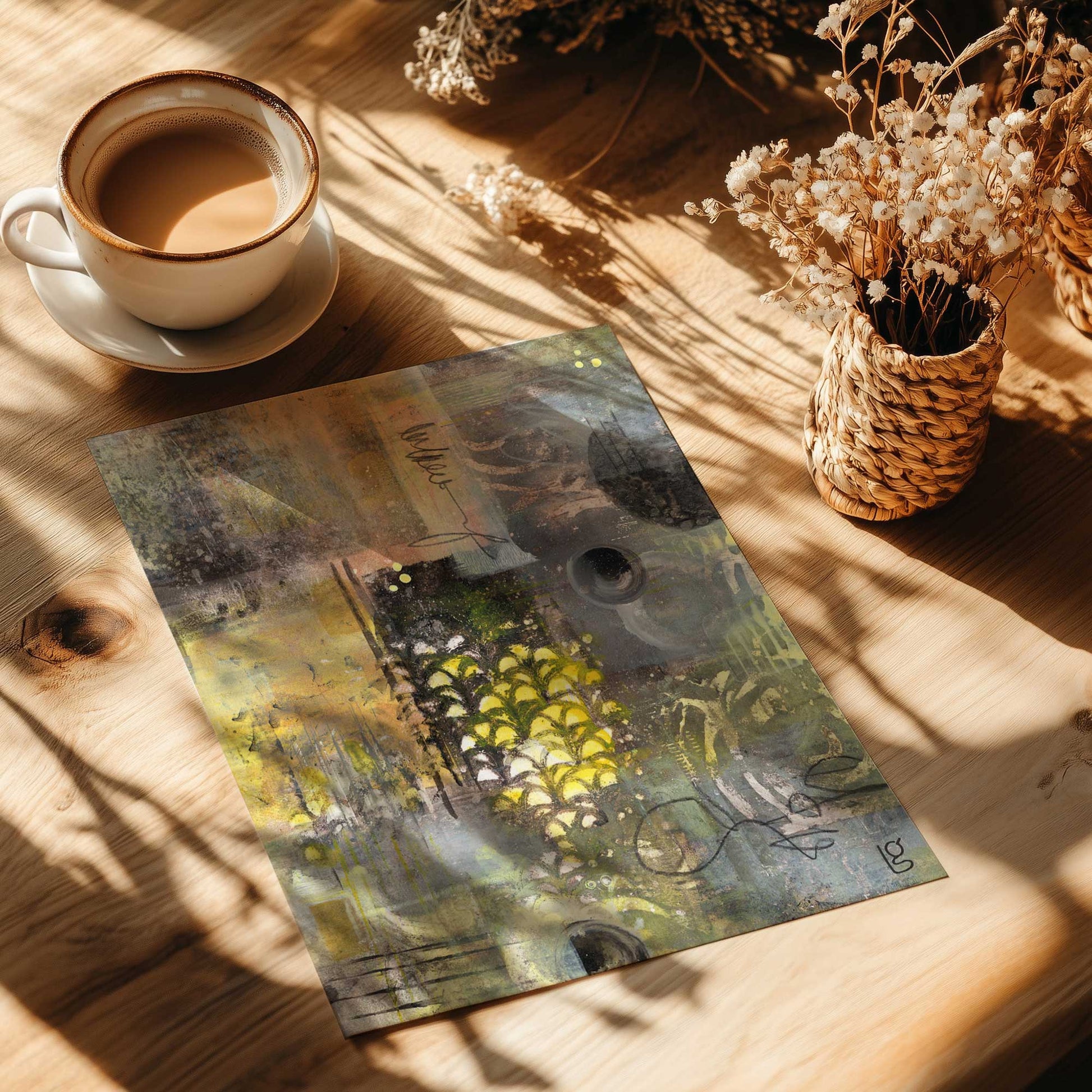 [Color:Rolled Print], Picture of close up of art