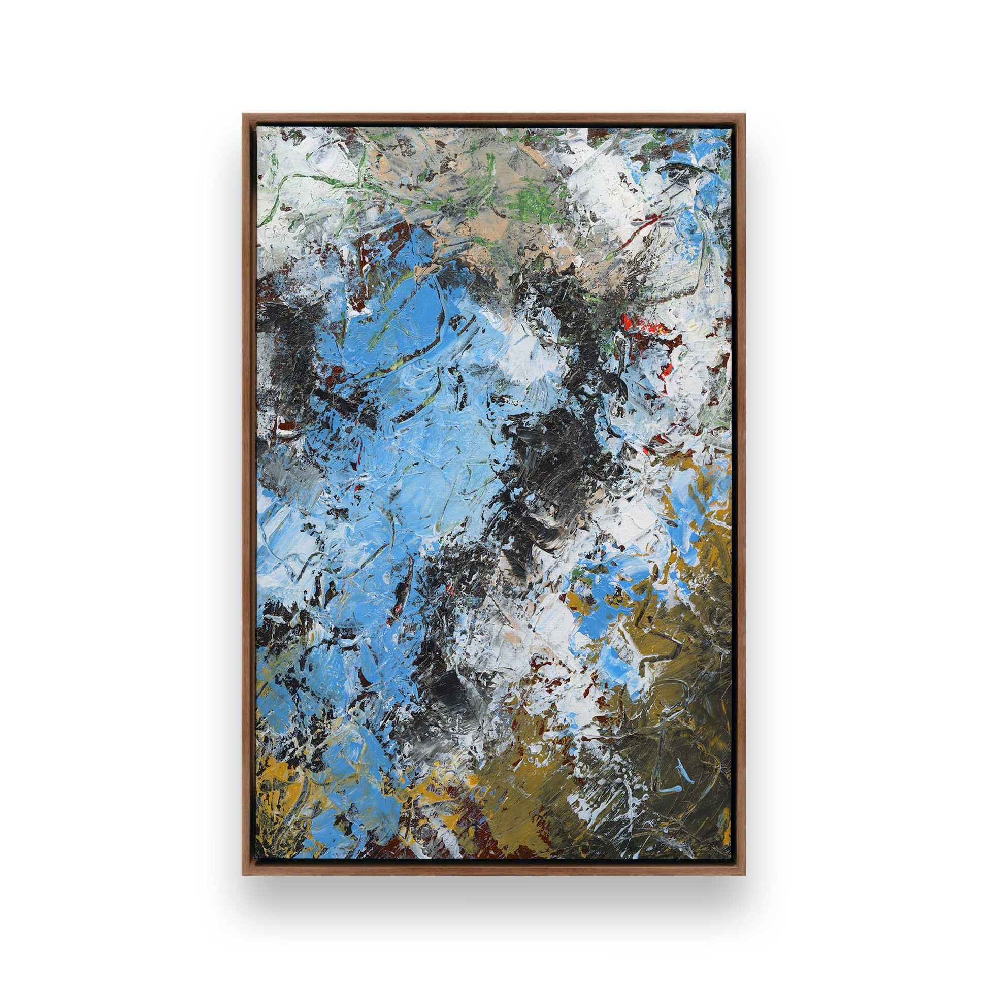 [Color:Walnut], Picture of art in a Walnut frame