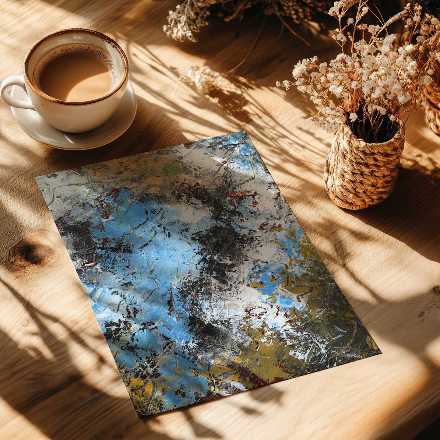 [Color:Rolled Print], Picture of close up of art