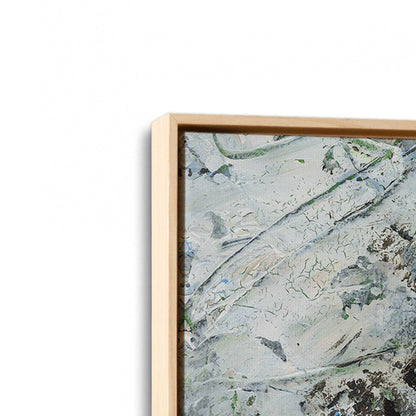 [Color:American Maple], Picture of art in a American Maple frame at an angle