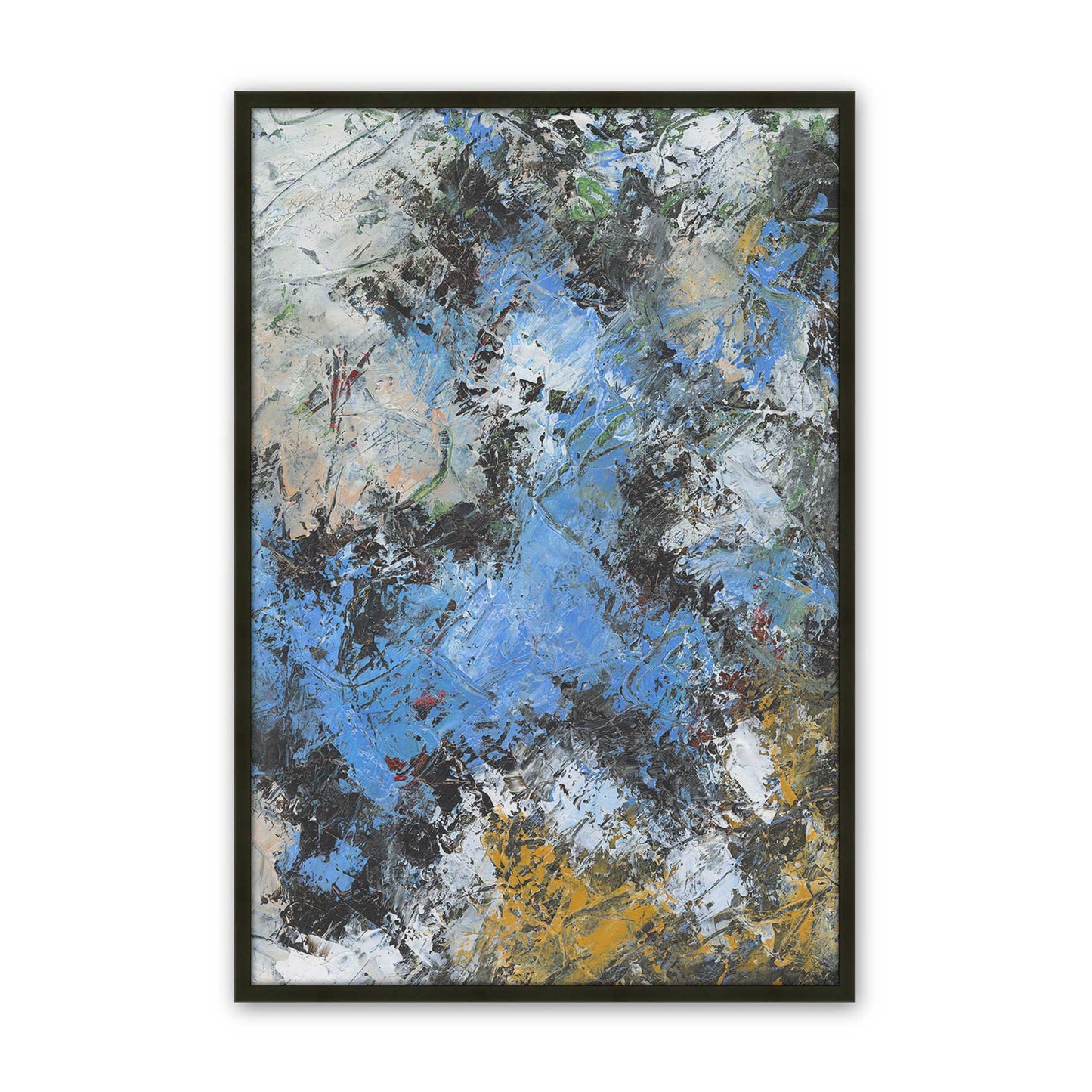 [Color:Satin Black], Picture of art in a Satin Black frame