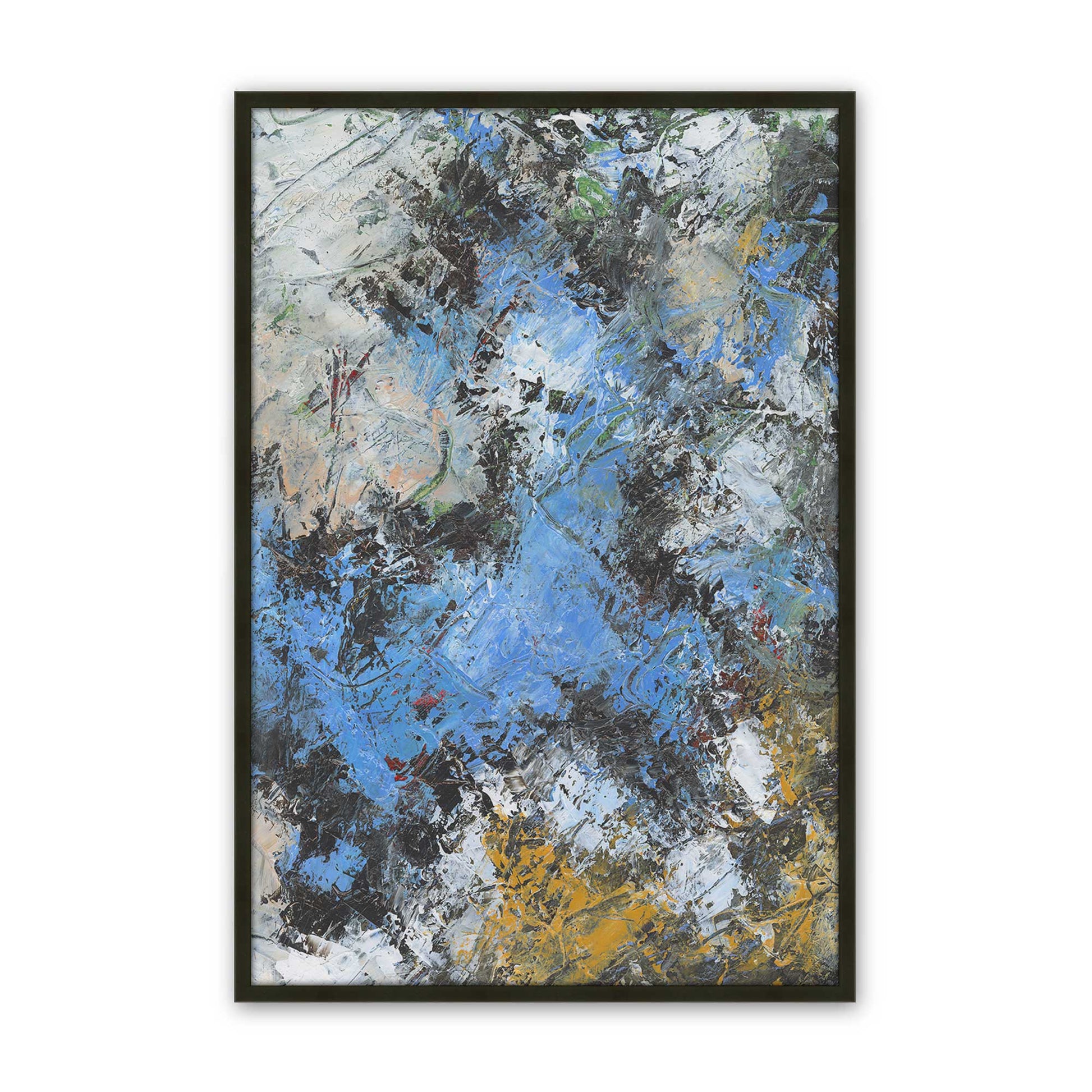 [Color:Satin Black], Picture of art in a Satin Black frame