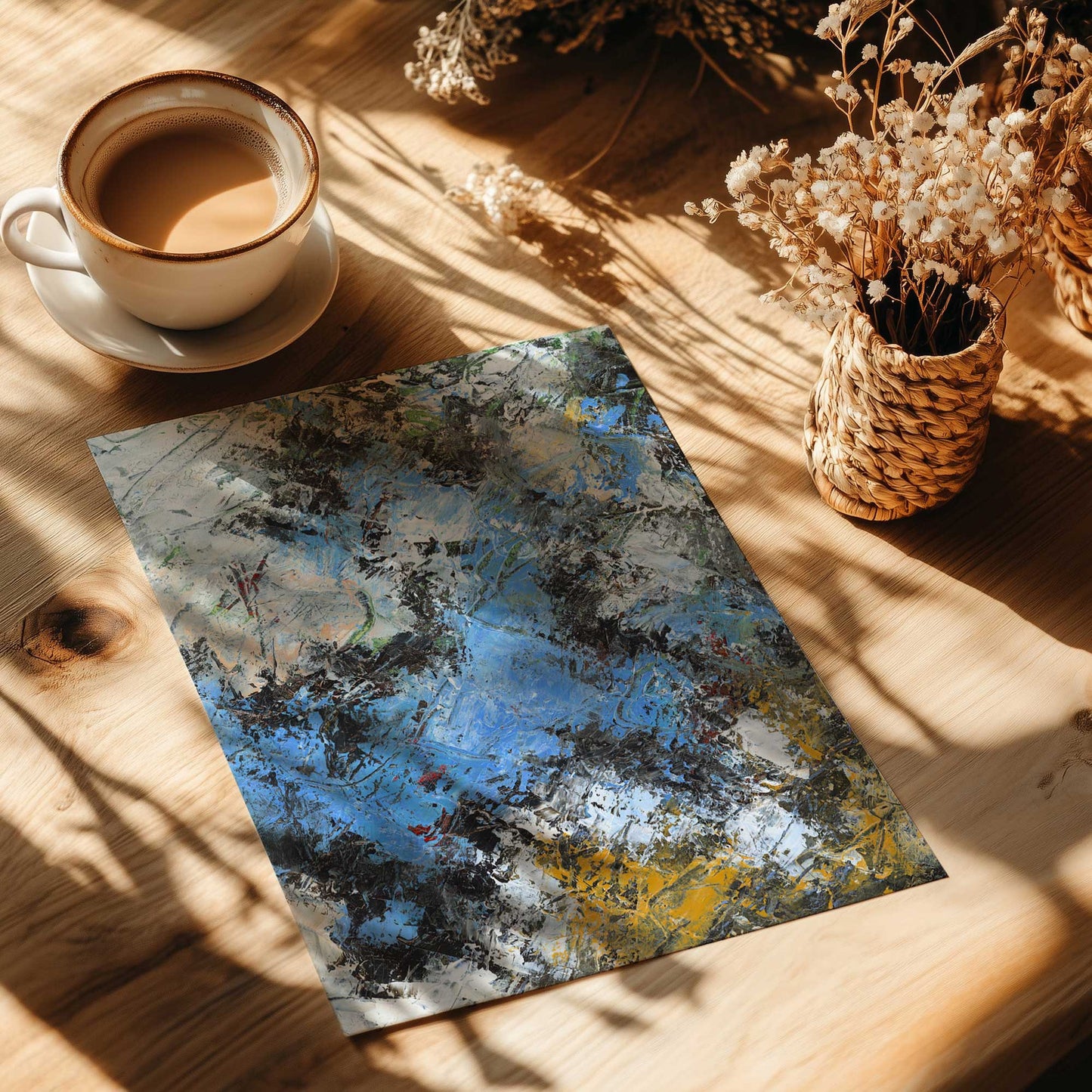 [Color:Rolled Print], Picture of close up of art