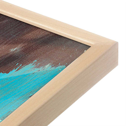 [Color:Raw Maple], Picture of art in a Raw Maple frame at an angle