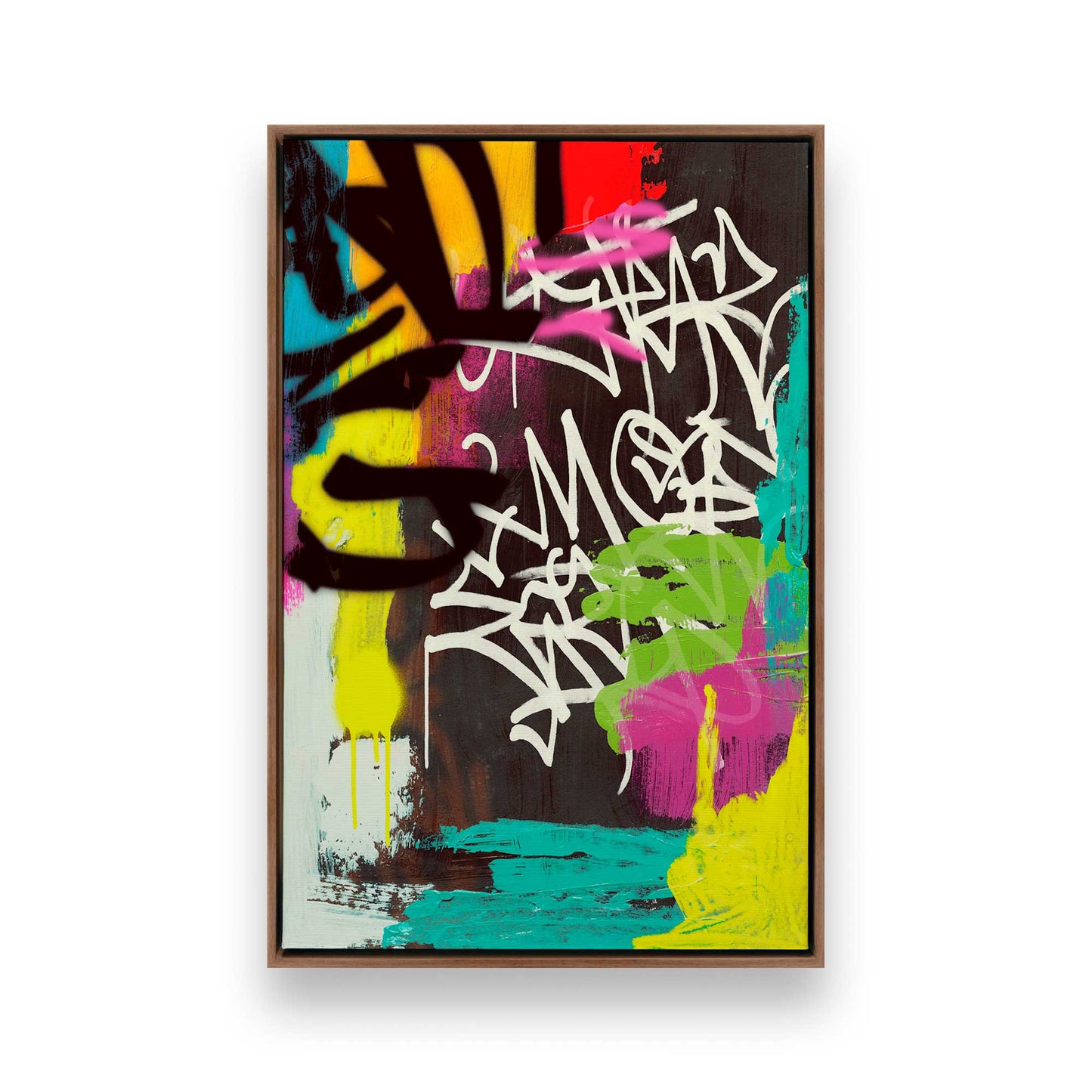 [Color:Walnut], Picture of art in a Walnut frame