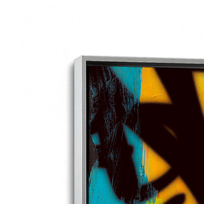 [Color:Polished Chrome], Picture of art in a Polished Chrome frame at an angle