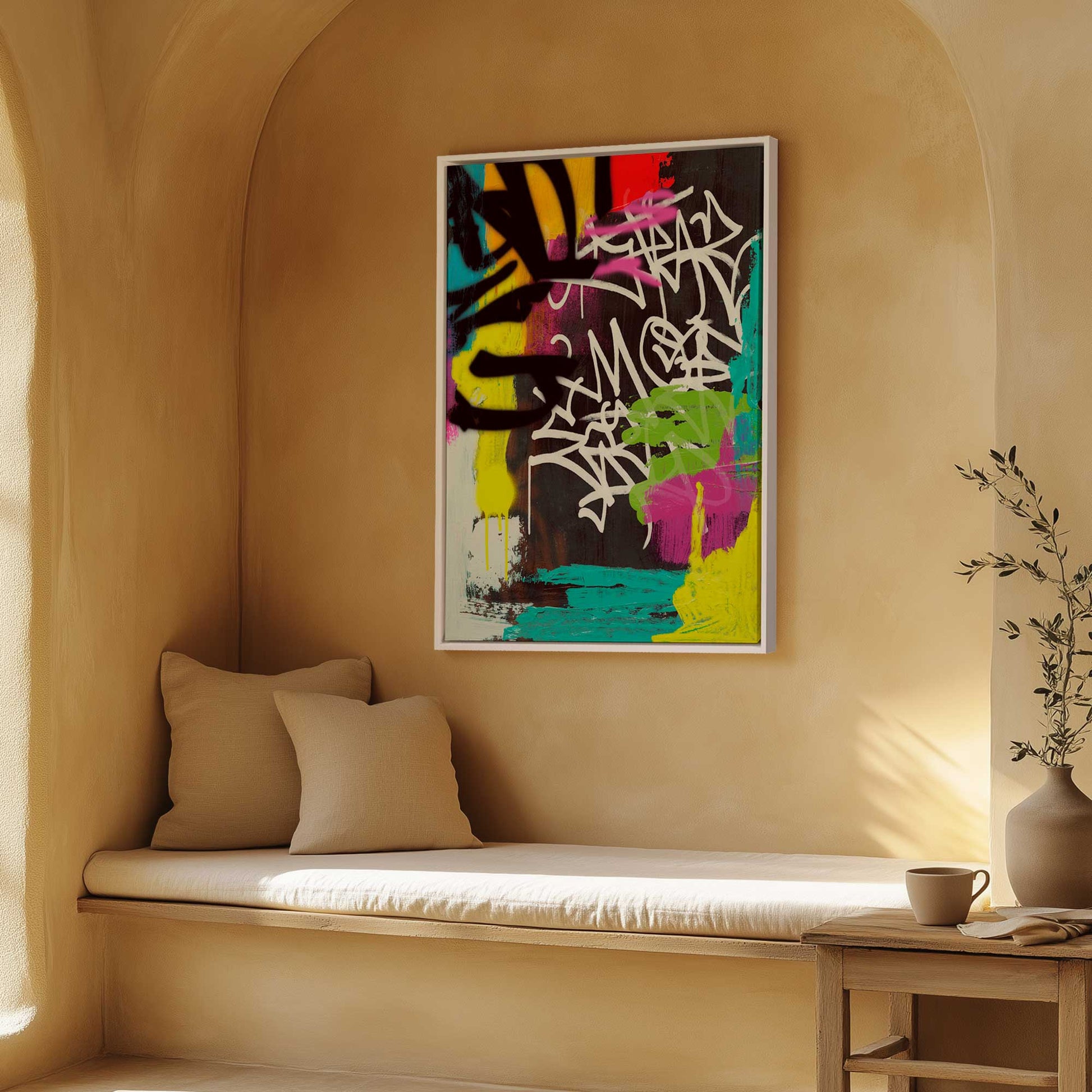 Picture of art in a room