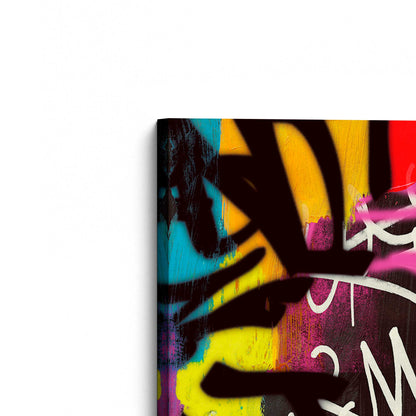 [Color:Stretched Canvas], Picture of the corner of the art