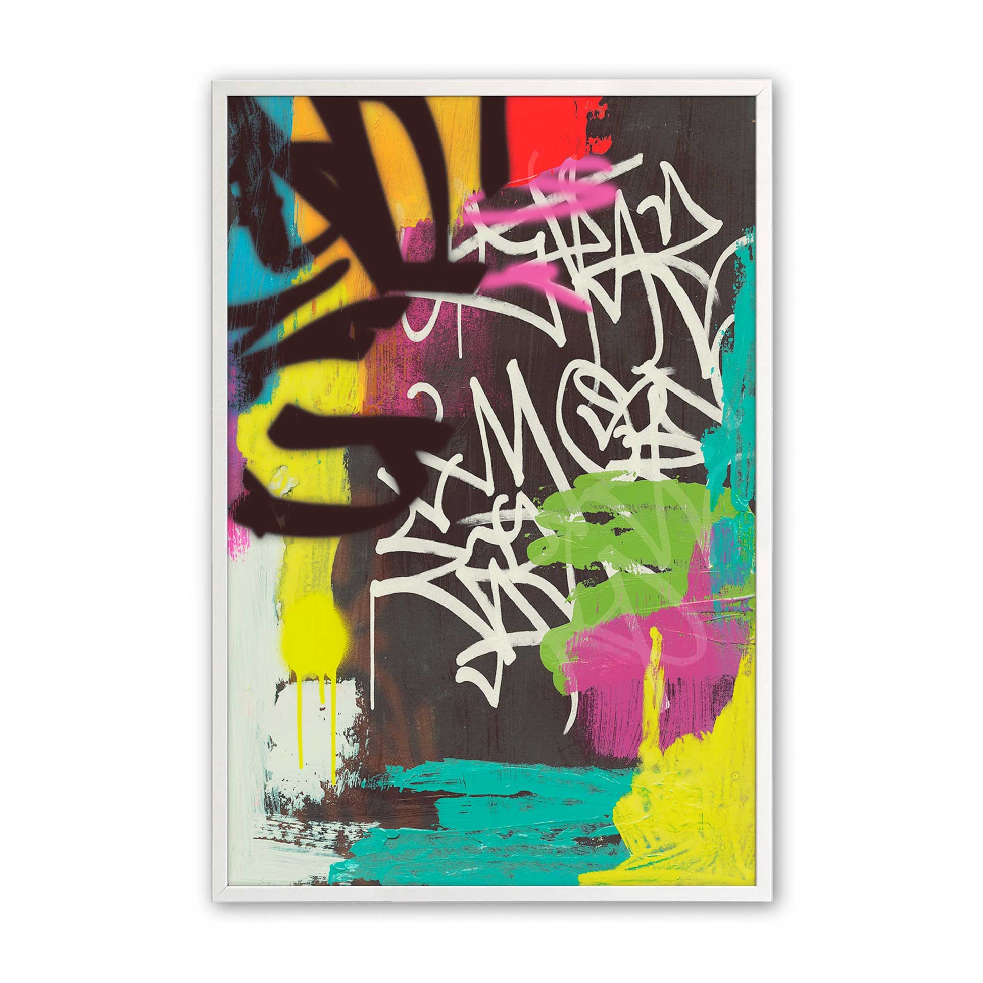[Color:Opaque White], Picture of art in a Opaque White frame