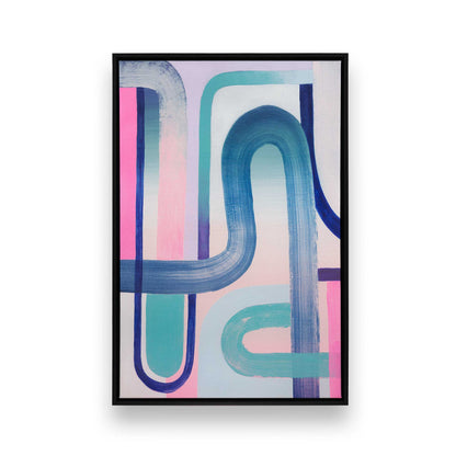 [Color:Satin Black], Picture of art in a Satin Black frame
