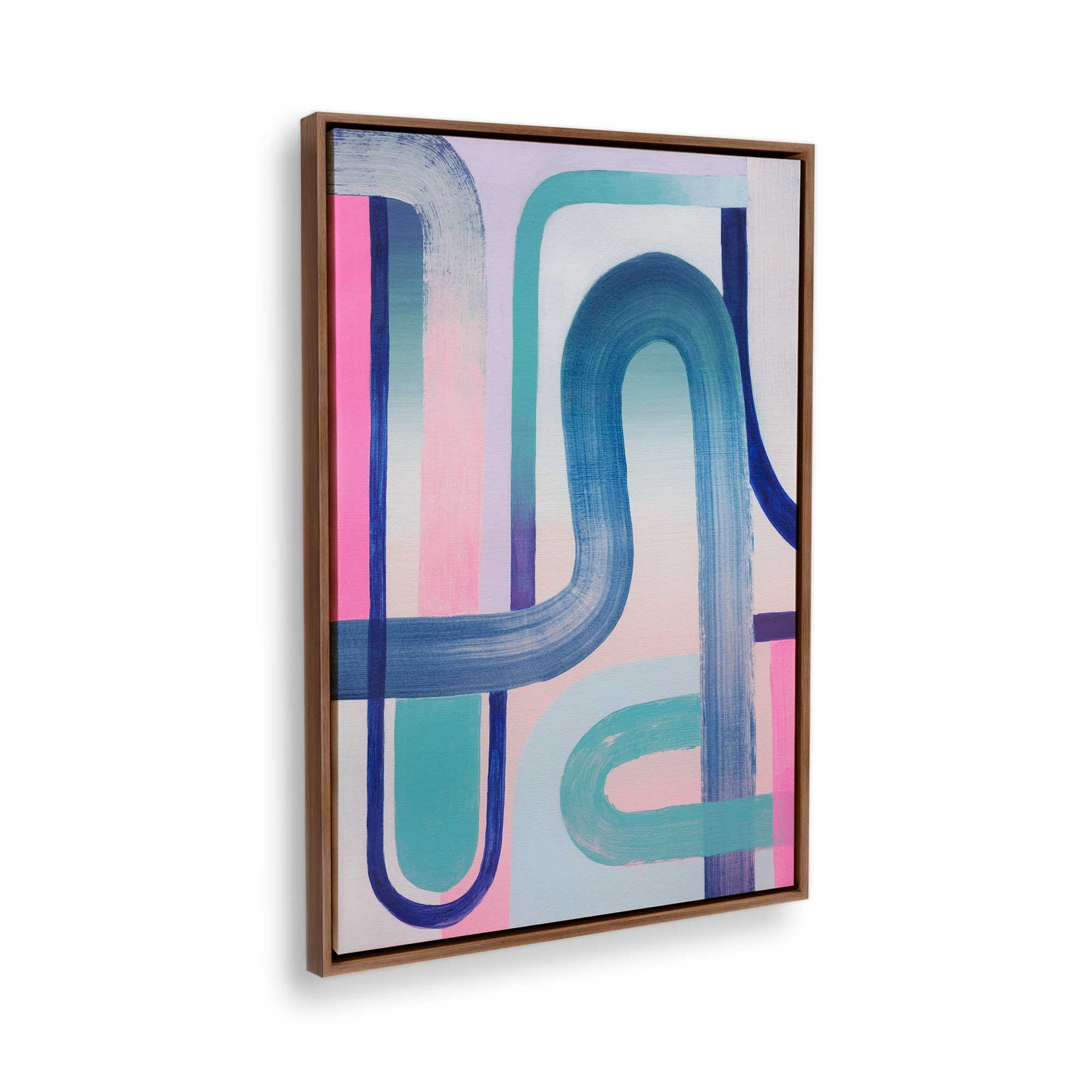 [Color:Walnut], Picture of the corner of the art