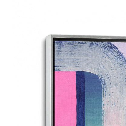 [Color:Polished Chrome], Picture of art in a Polished Chrome frame at an angle