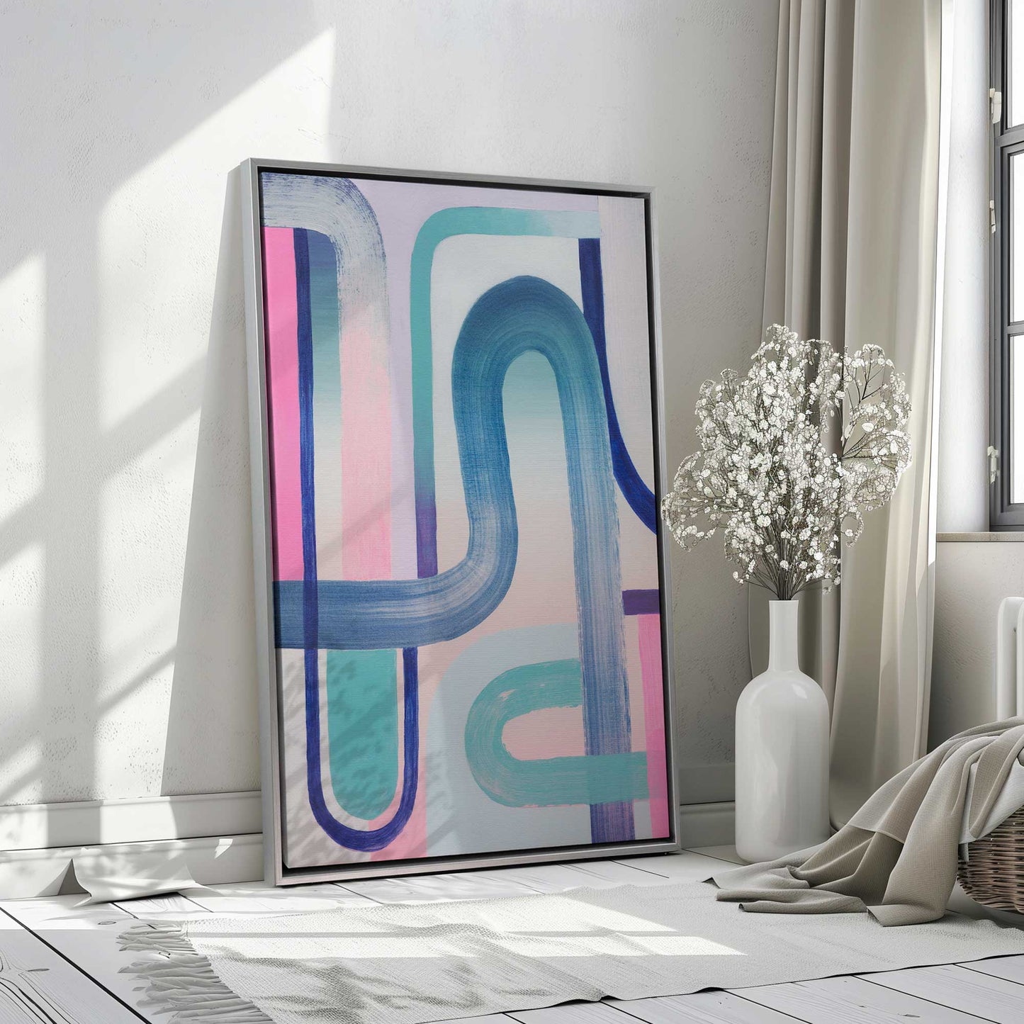 Picture of art in a room