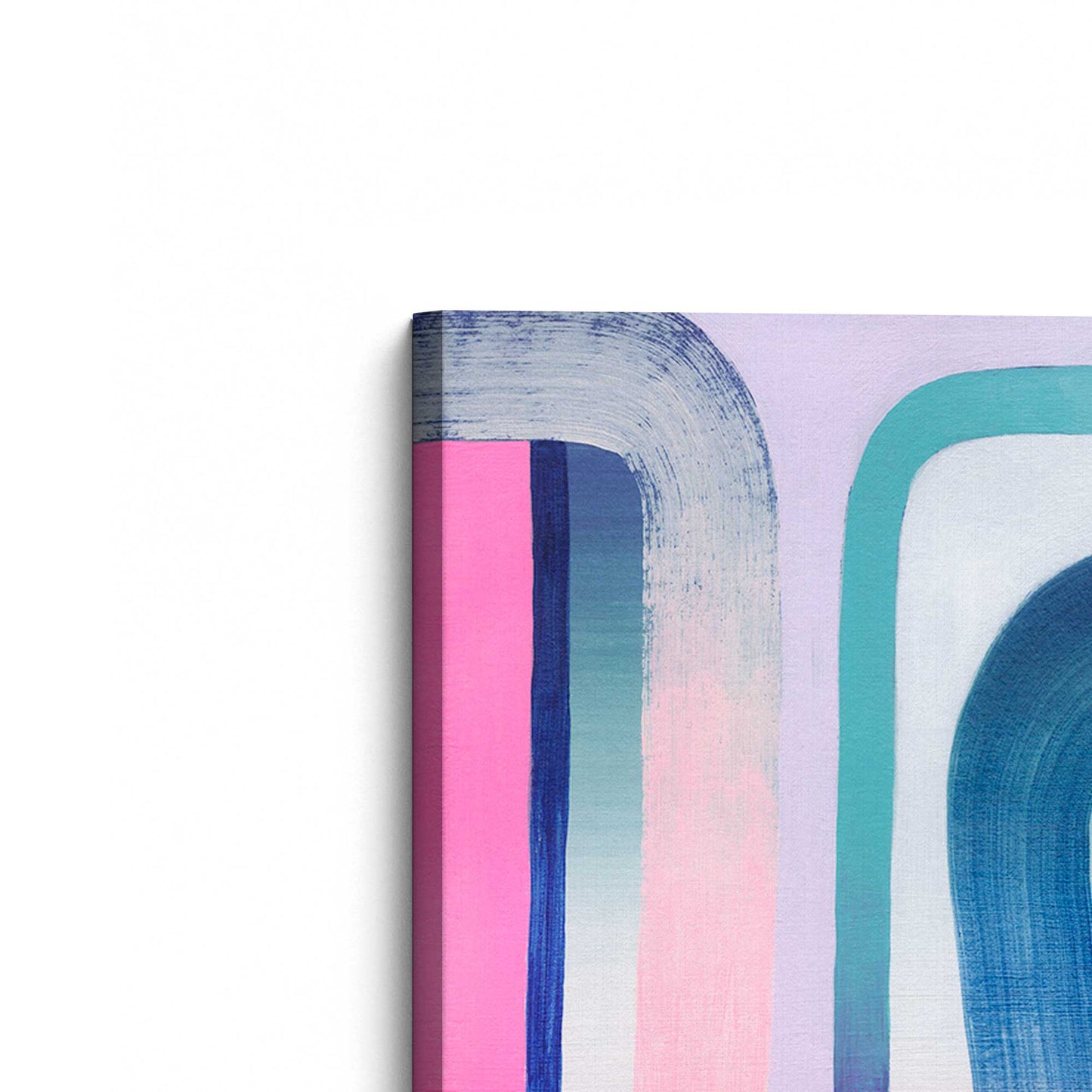 [Color:Stretched Canvas], Picture of the corner of the art