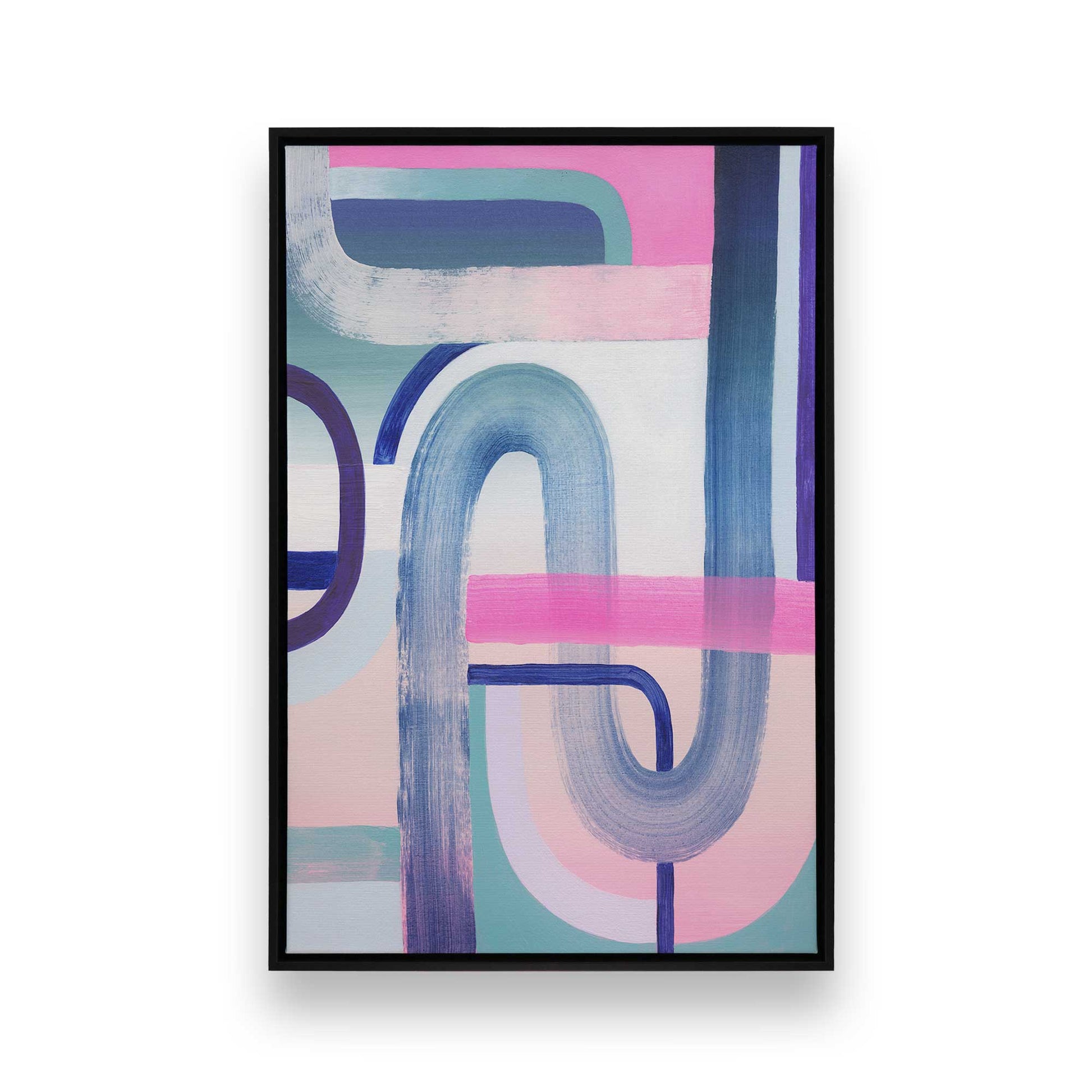 [Color:Satin Black], Picture of art in a Satin Black frame