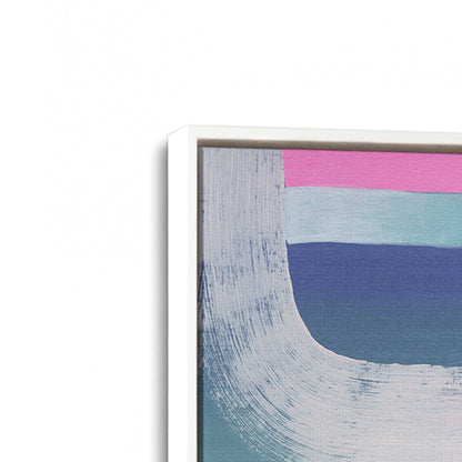 [Color:Opaque White], Picture of art in a White frame at an angle