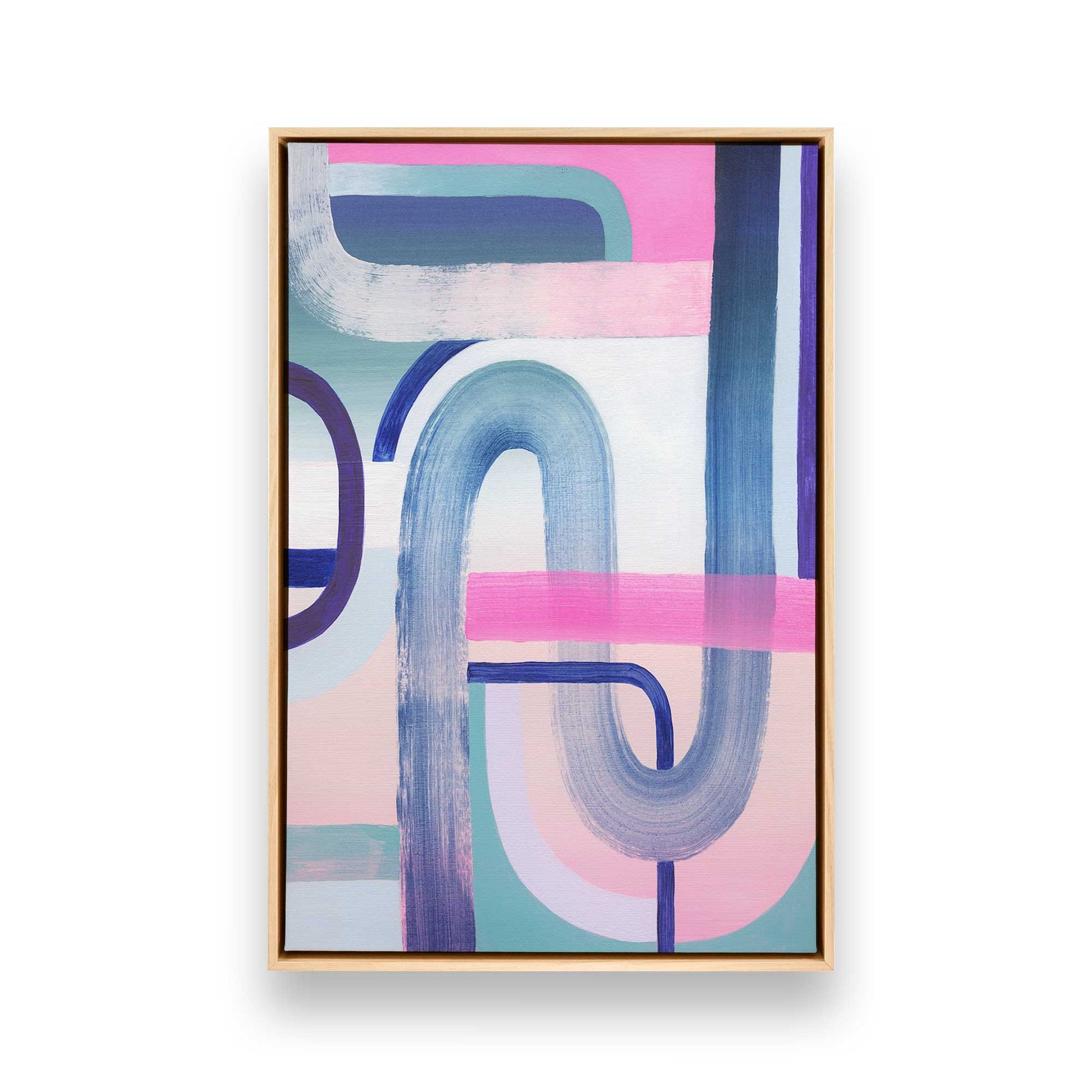 [Color:American Maple], Picture of art in a American Maple frame