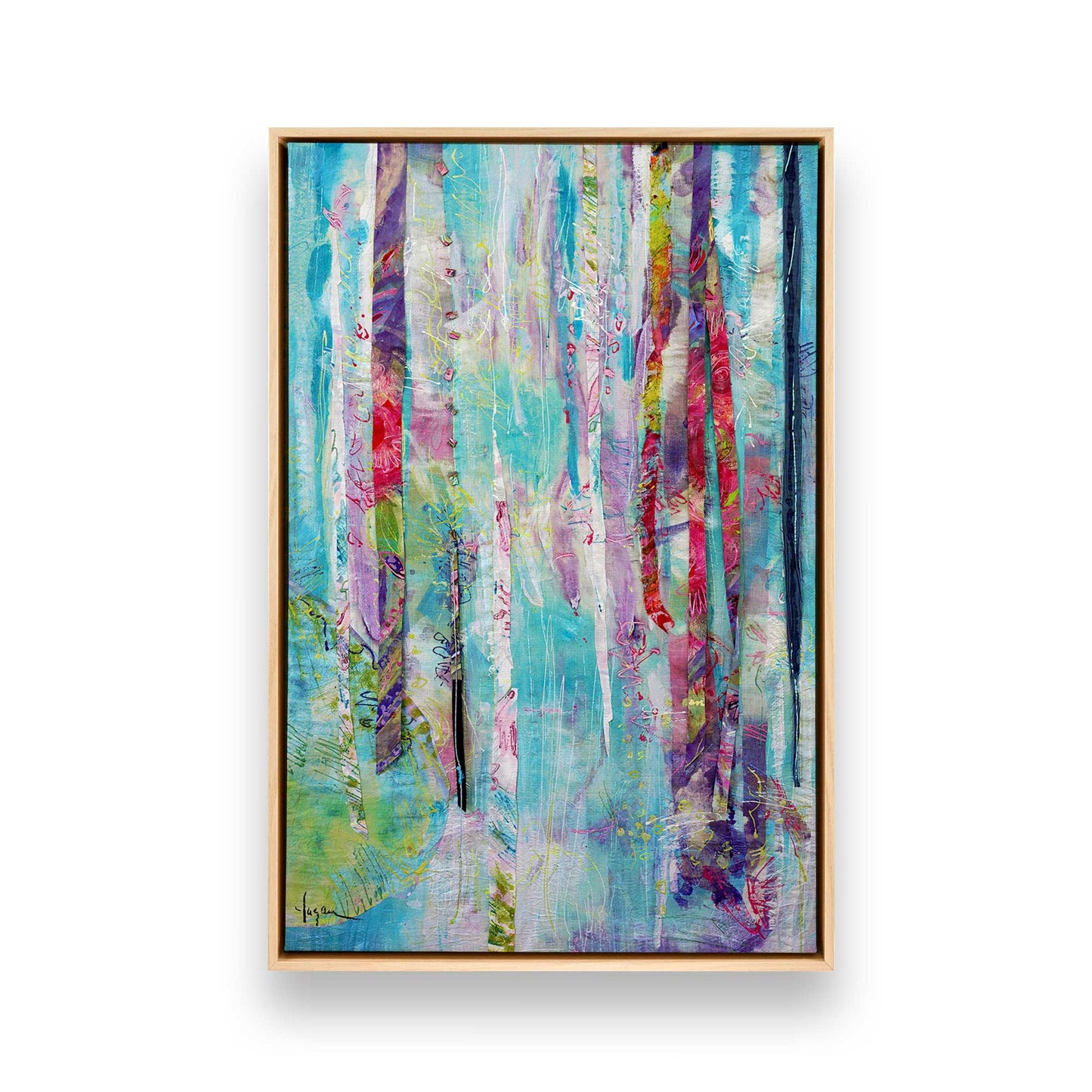 [Color:American Maple], Picture of art in a American Maple frame