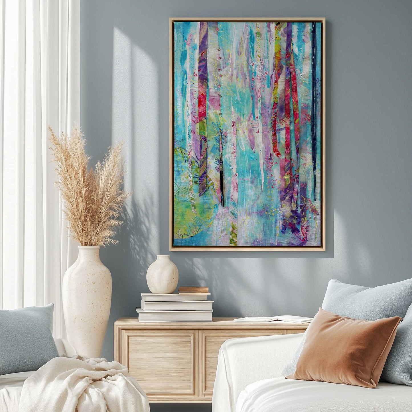 Picture of art in a room