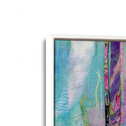 [Color:Opaque White], Picture of art in a White frame at an angle