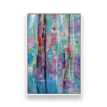 [Color:Opaque White], Picture of art in a White frame