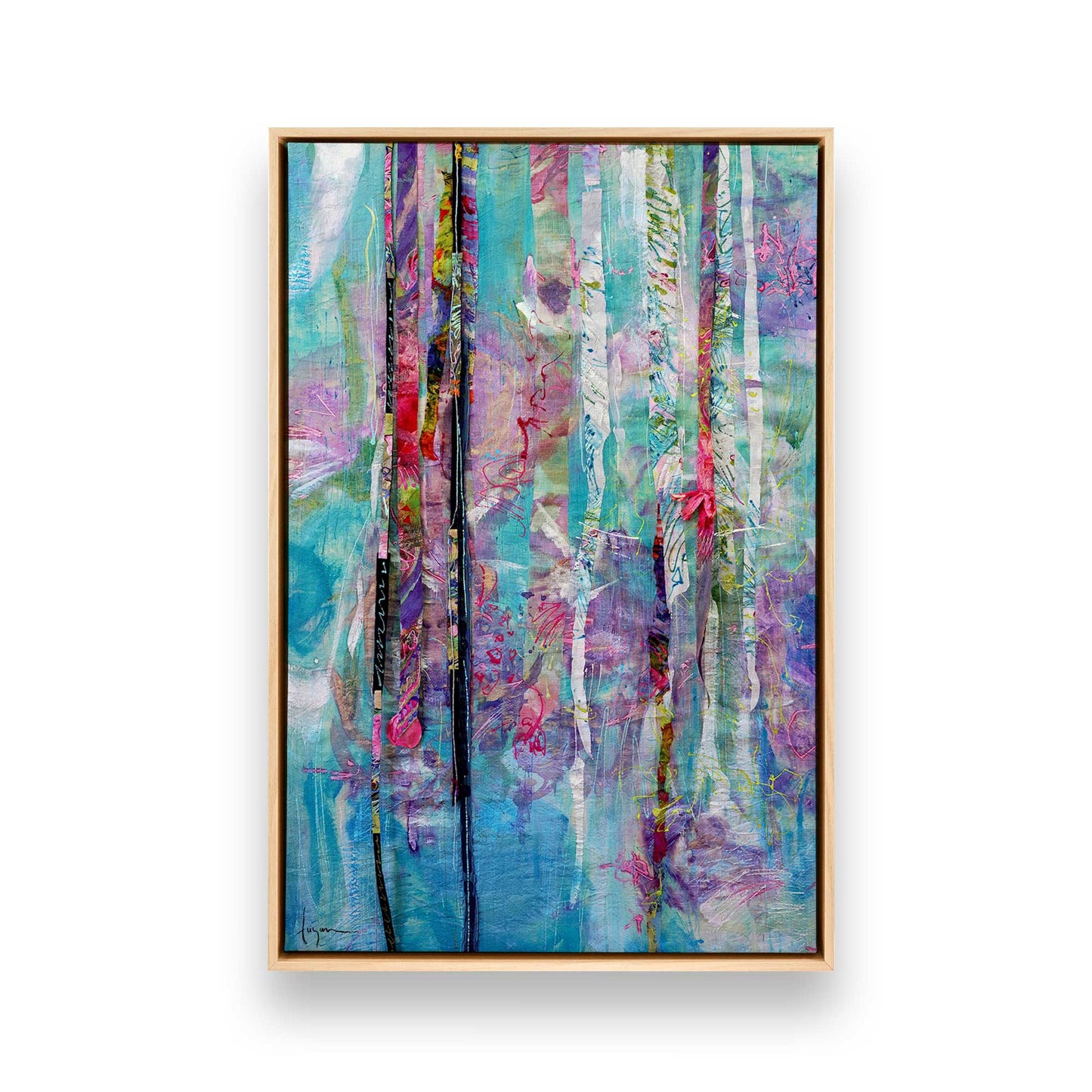[Color:American Maple], Picture of art in a American Maple frame