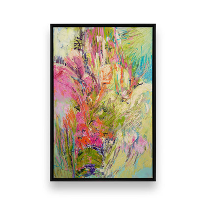 [Color:Satin Black], Picture of art in a Satin Black frame