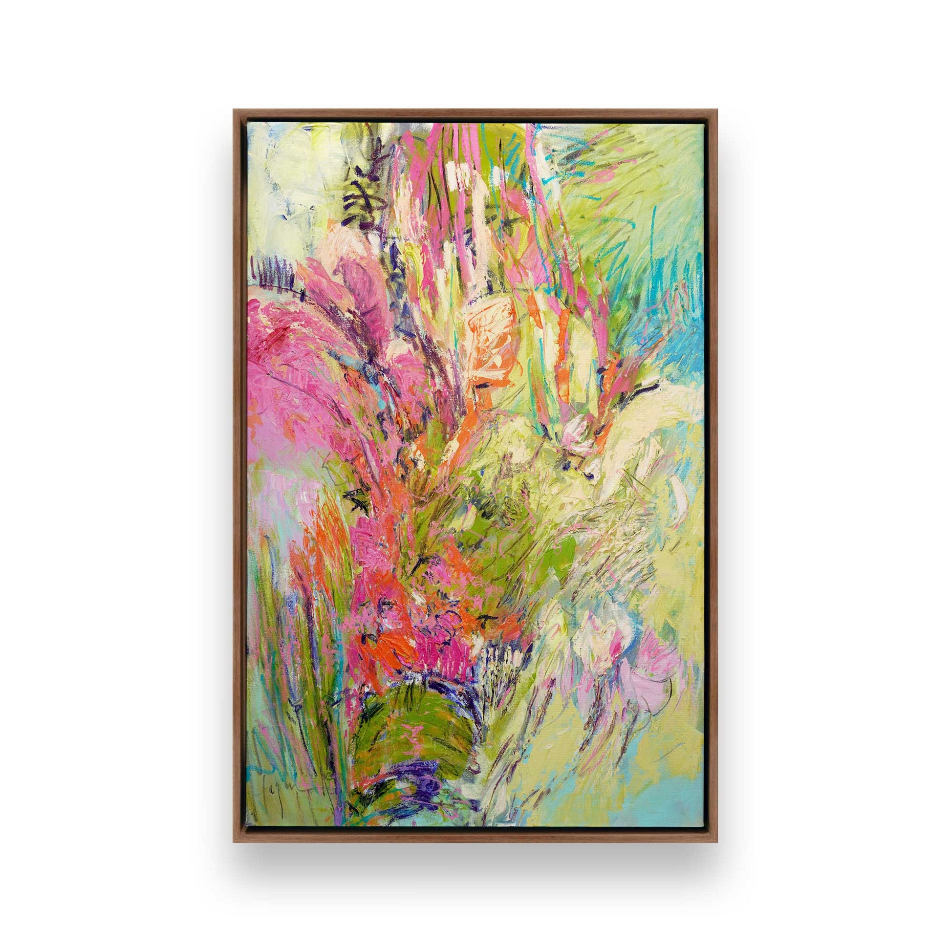 [Color:Walnut], Picture of art in a Walnut frame
