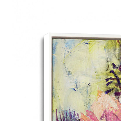 [Color:Opaque White], Picture of art in a White frame at an angle