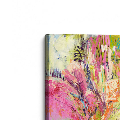 [Color:Stretched Canvas], Picture of the corner of the art
