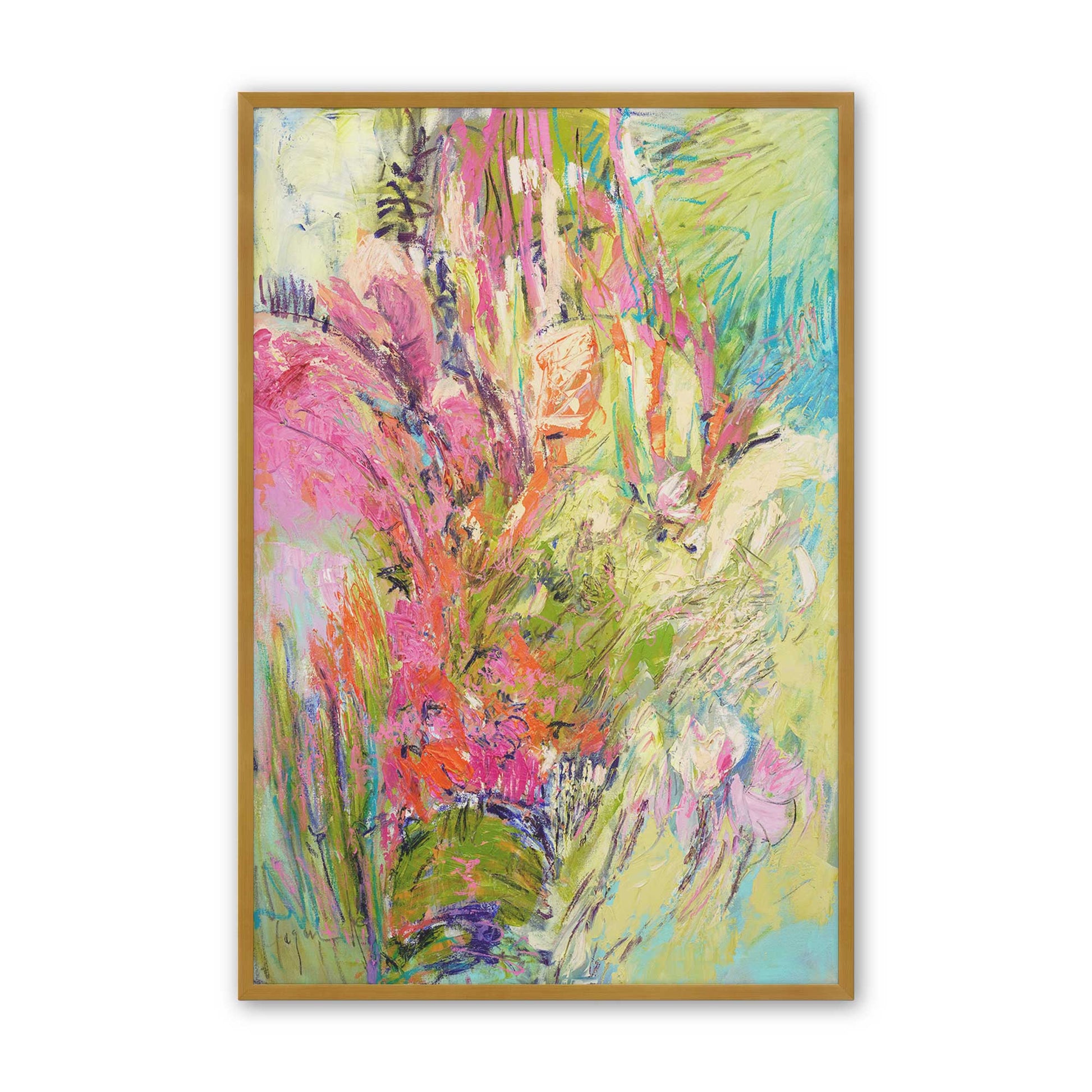 [Color:Polished Gold], Picture of art in a Polished Gold frame