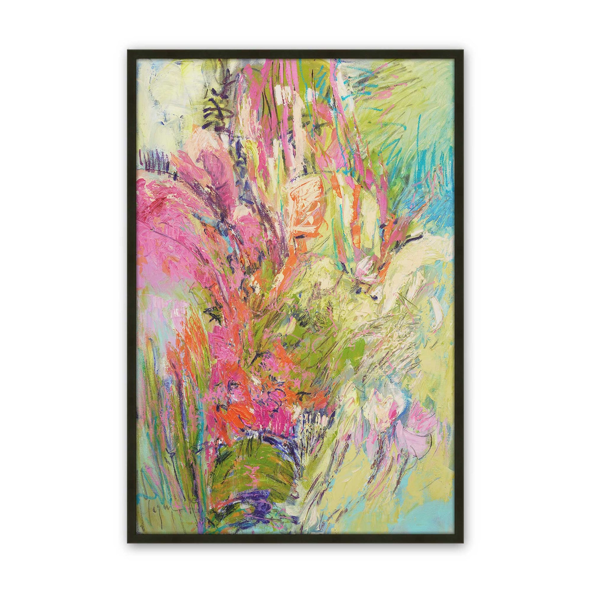 [Color:Satin Black], Picture of art in a Satin Black frame