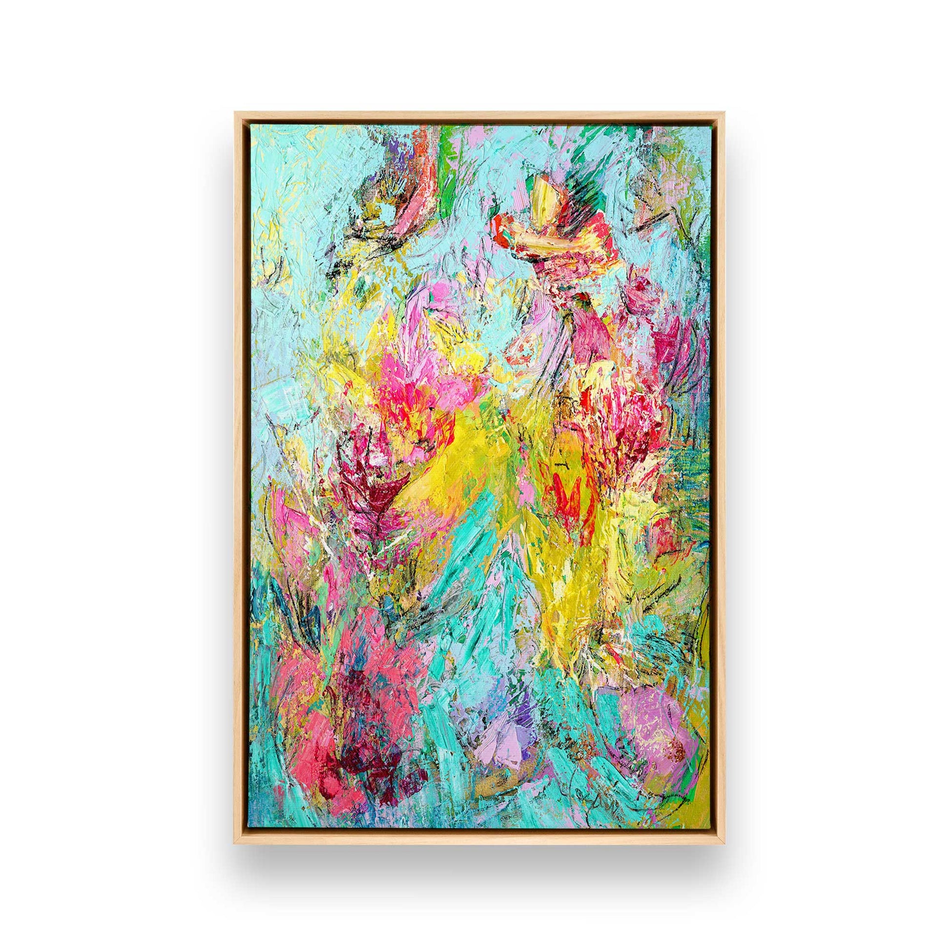 [Color:American Maple], Picture of art in a American Maple frame