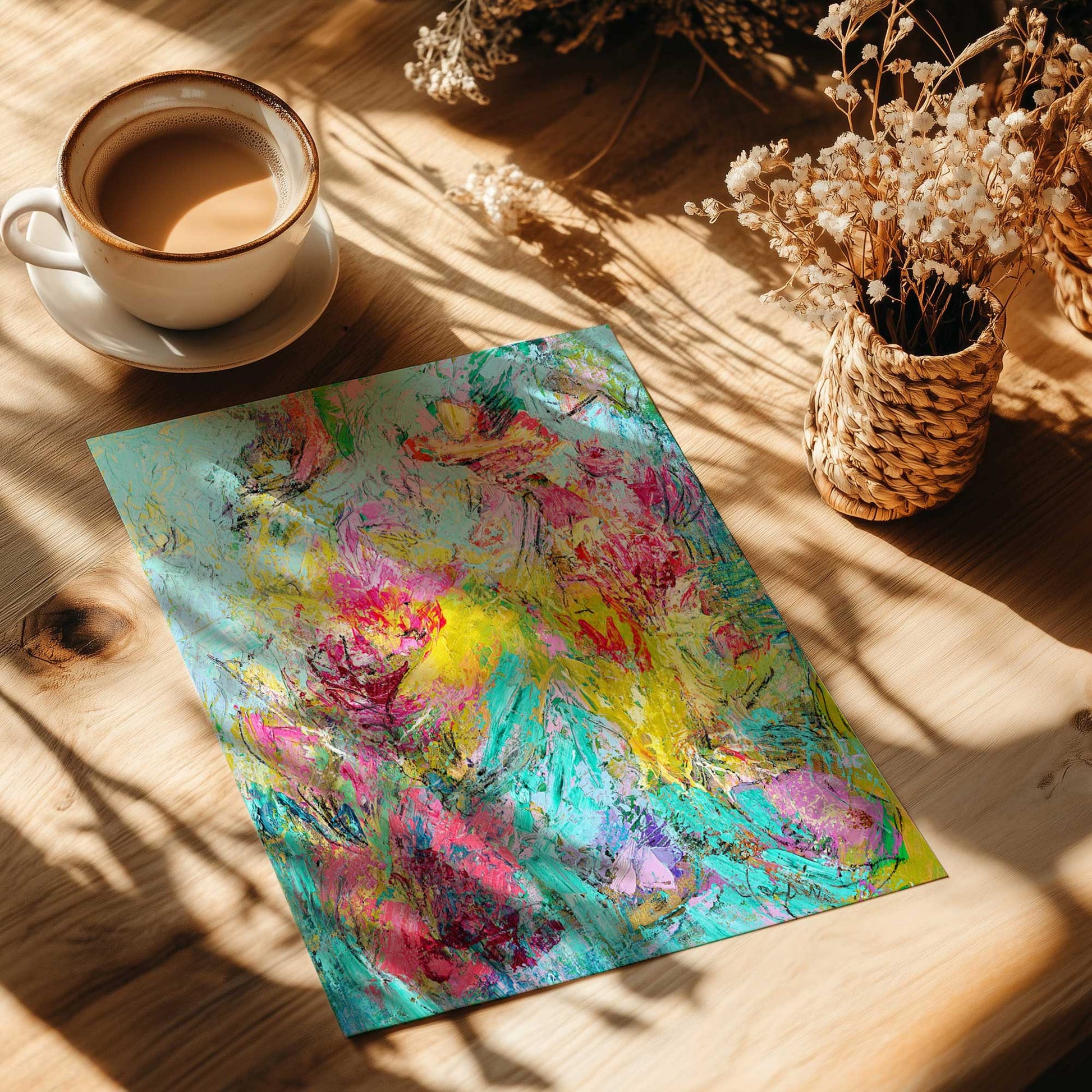 [Color:Rolled Print], Picture of close up of art