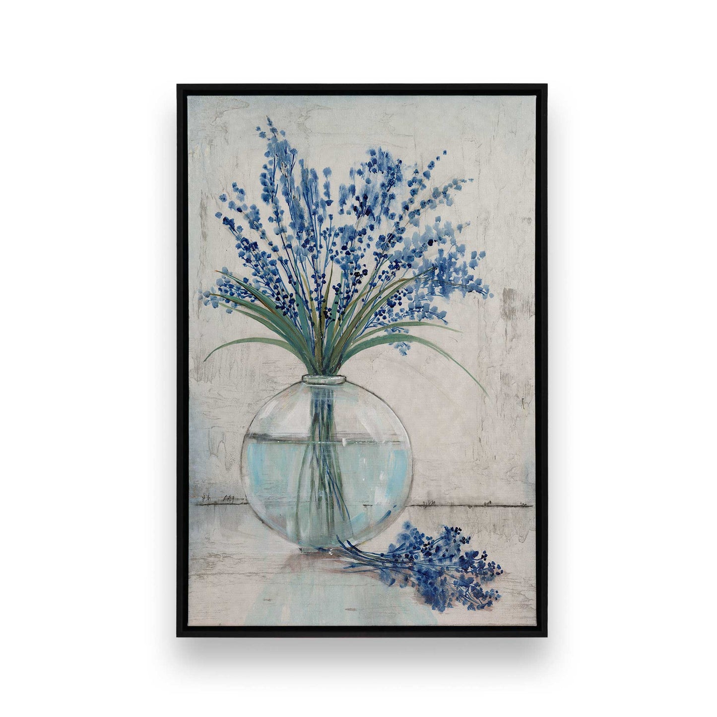 [Color:Satin Black], Picture of art in a Satin Black frame