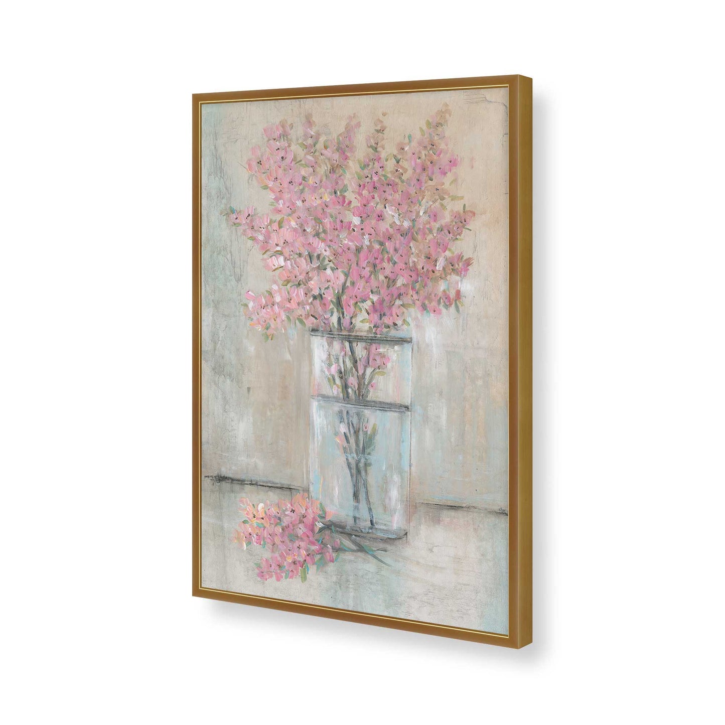 [Color:Polished Gold], Picture of art in a Polished Gold frame of the corner